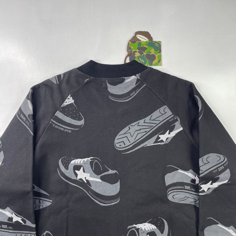 BAPE STA Pattern Bomber Jacket Size L - Picture 4 of 11